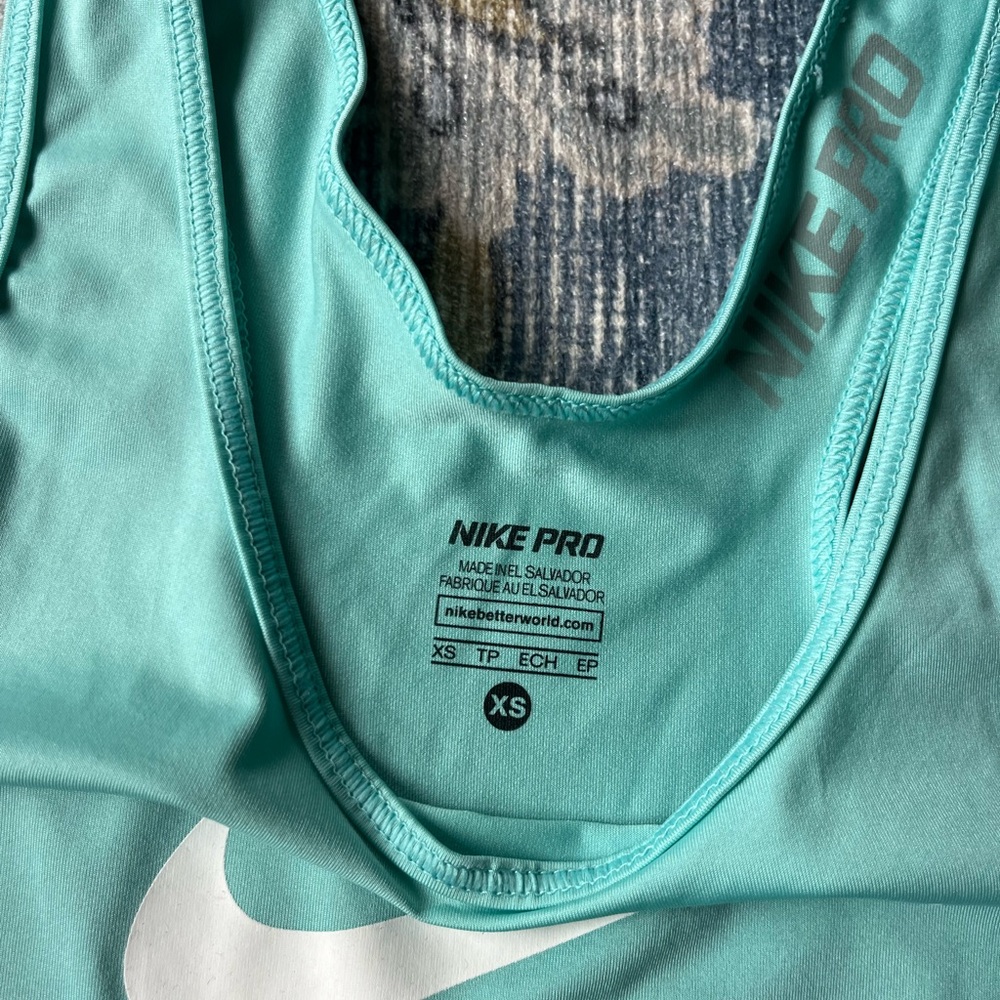 Blue Nike Dri-FIT Racerback Tank - Picture 2 of 3